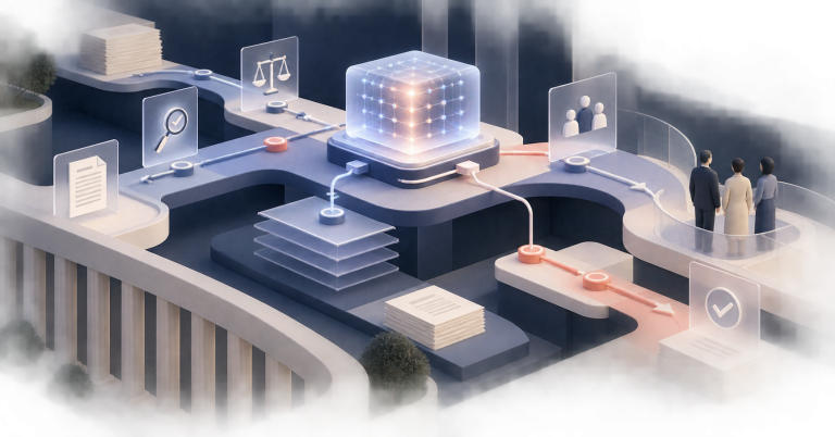 Sistema di intelligenza artificiale inserito in un processo trasparente con verifiche e responsabilità